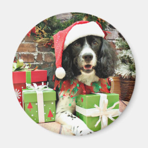 Christmas - English Springer Spaniel - Lucy Magnet