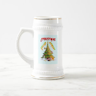 Christmas Enlightenment Beer Stein
