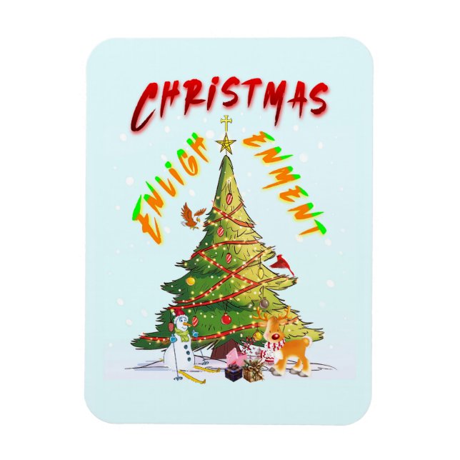 Christmas Enlightenment Magnet (Vertical)
