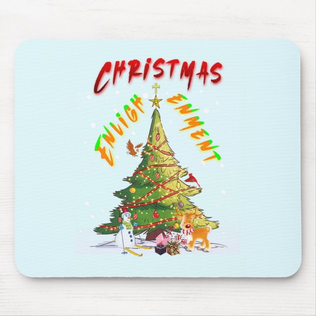 Christmas Enlightenment Mouse Pad (Front)