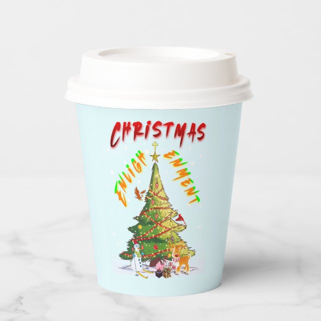 Christmas Enlightenment Paper Cups (Front)