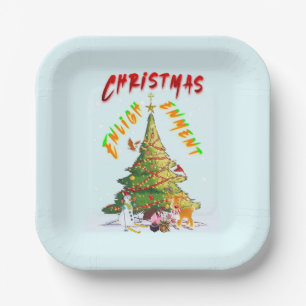 Christmas Enlightenment Paper Plate