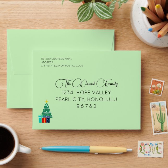 Christmas Envelope (Desk)