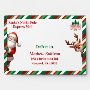 Christmas Envelope for Children Gift from Santa