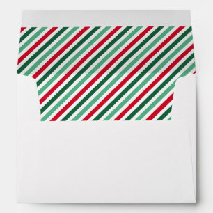 Christmas Envelope Return Address Merry and Bright