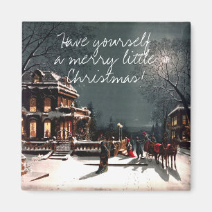 Christmas Eve 1880 Magnet