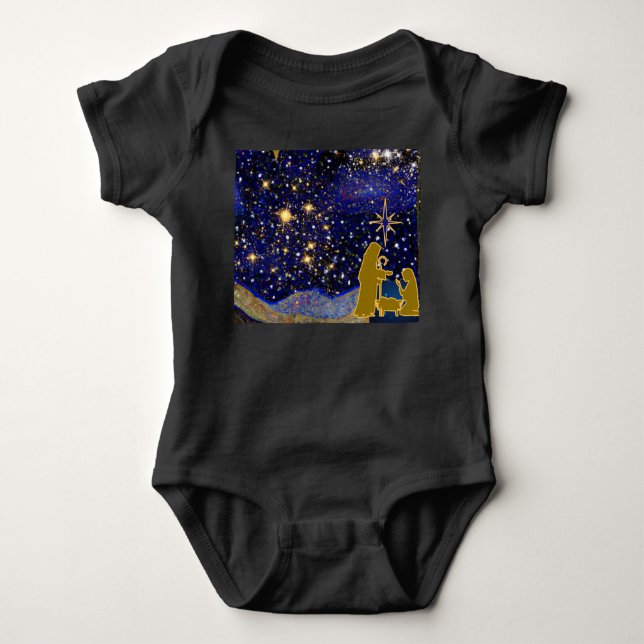 Christmas Eve Baby Bodysuit (Front)