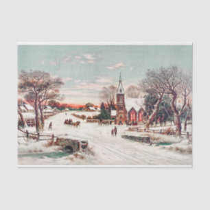 Christmas Eve by Hoover & Son Painting Tissue Paper