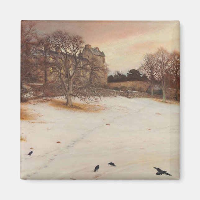 Christmas Eve (by John Everett Millais) Magnet (Front)
