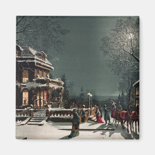 Christmas Eve by Joseph Hoover and Sons Magnet