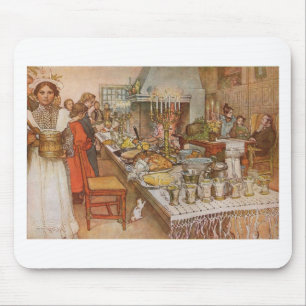 Christmas Eve Carl Larsson 1904 Mouse Pad