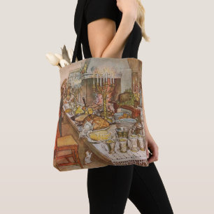 Christmas Eve Carl Larsson 1904 Tote Bag