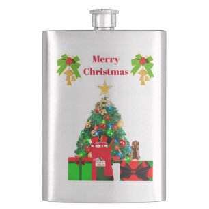 Christmas Eve Clasdic Flask