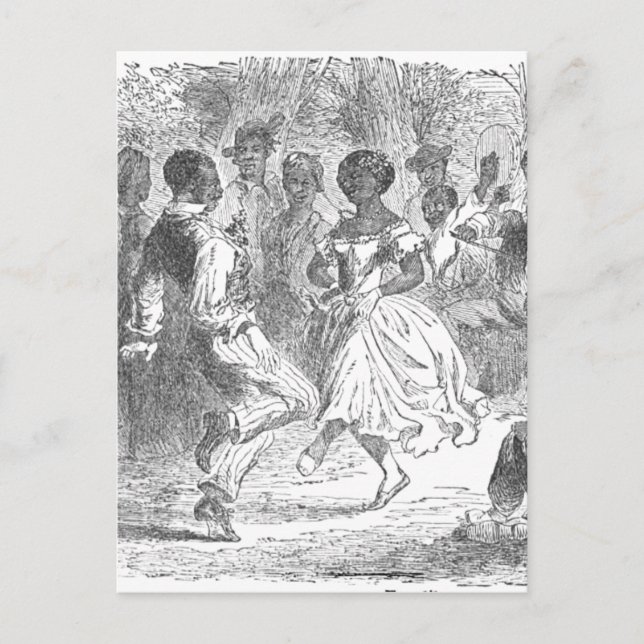 Christmas Eve Festivities on a Louisiana Estate Holiday Postcard (Front)