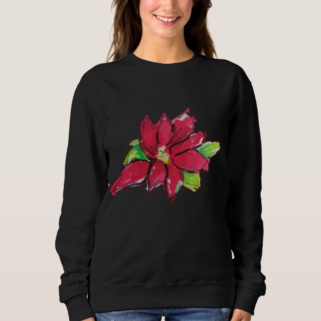 Christmas Eve Flower Sweatshirt (Front)