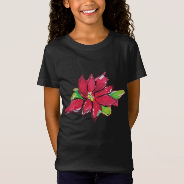 Christmas Eve Flower T-Shirt (Front)