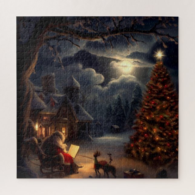 Christmas Eve Jigsaw Puzzle (Vertical)