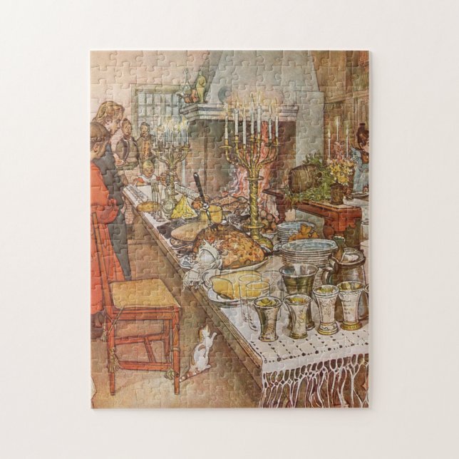 Christmas Eve Julaftonen By Carl Larsson Jigsaw Puzzle (Vertical)