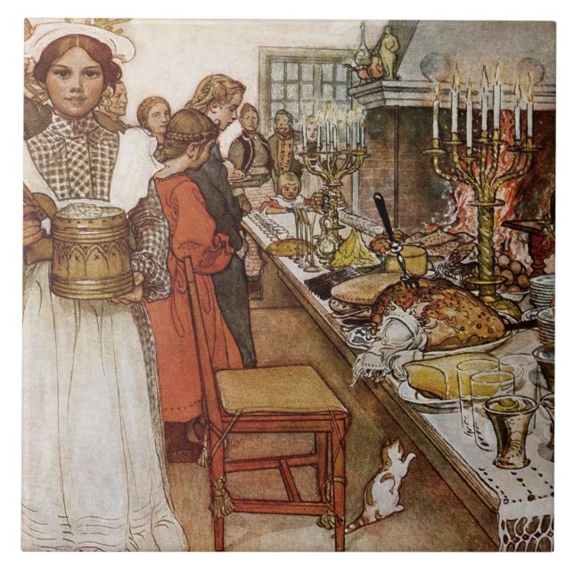 Christmas Eve Julaftonen Tile (Front)
