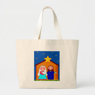 Christmas Eve Large Tote Bag