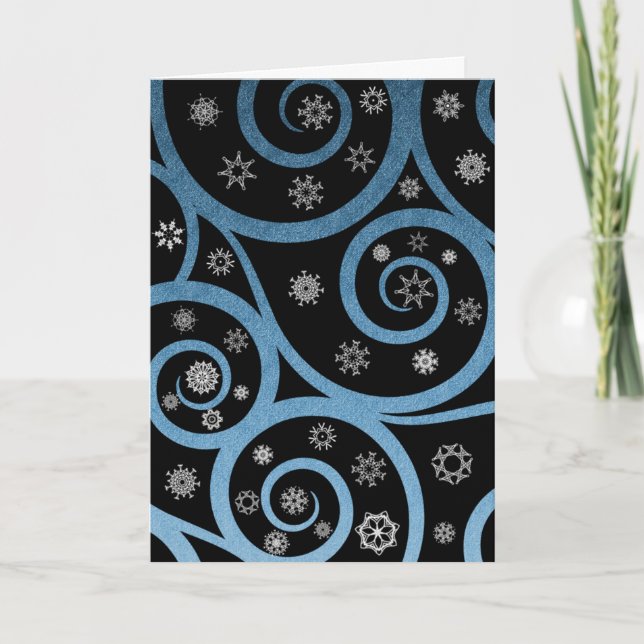 Christmas Eve Night Holiday Cards (Front)