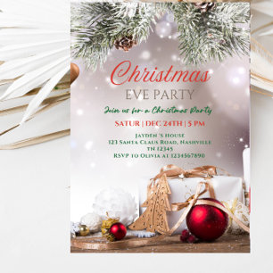 Christmas Eve Party Invitation