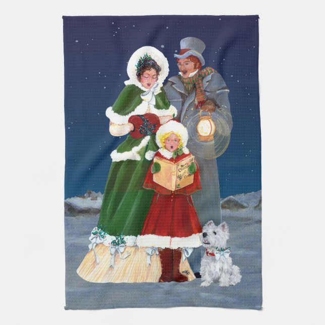 Christmas Eve Tea Towel (Vertical)