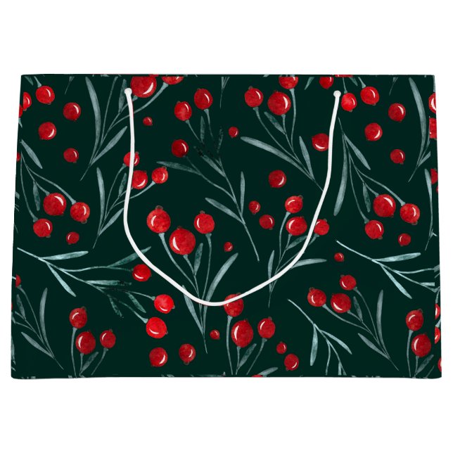 Christmas Eve - traditional christmas packaging Large Gift Bag (Front)