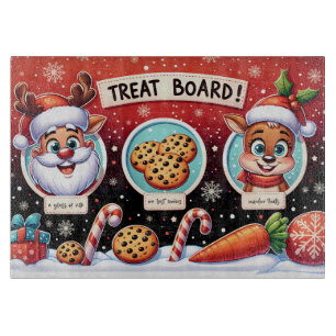 Christmas Eve Treat Board Gift   Milk & Cookies