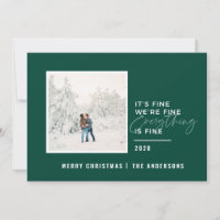 christmas everything is fine typography photo