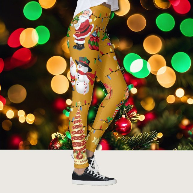 Christmas Everything Ugly Sweater Party leggings (Creator Uploaded)