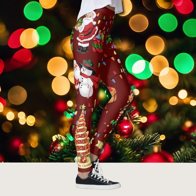 Christmas Everything Ugly Sweater Party leggings (Creator Uploaded)