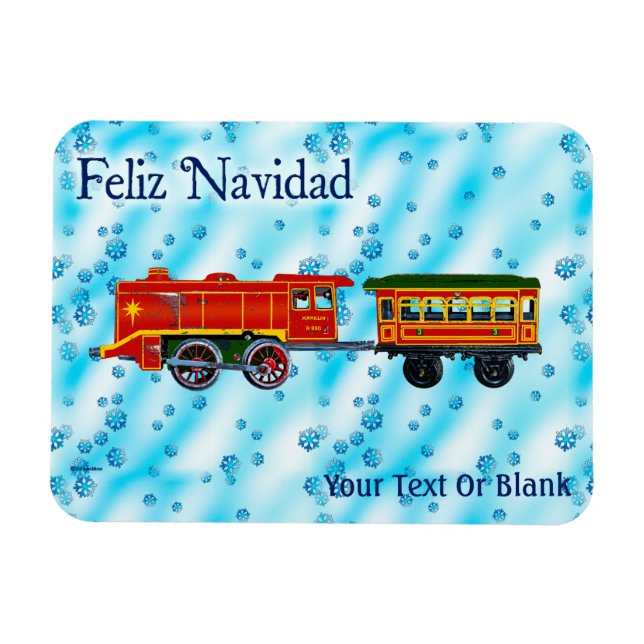 Christmas Express - Feliz Navidad Magnet (Horizontal)