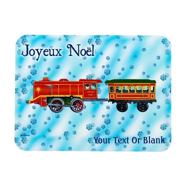 Christmas Express - Joyeux Noël Magnet (Horizontal)