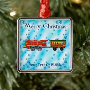 Christmas Express - Merry Christmas Metal Tree Decoration