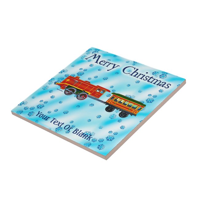 Christmas Express - Merry Christmas Tile (Side)