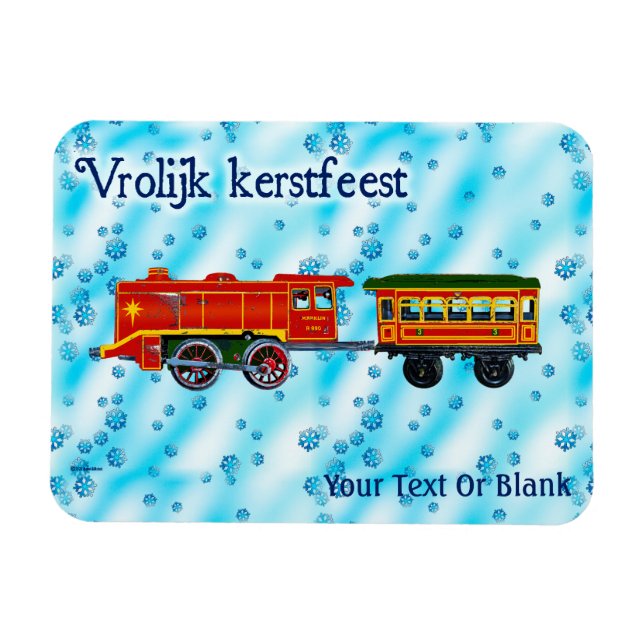 Christmas Express - Vrolijk kerstfeest Magnet (Horizontal)