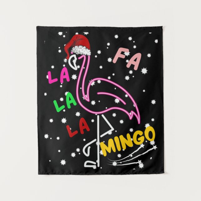 Christmas Fa la la la mingo Essential Tapestry (Front)