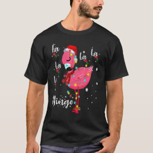 Christmas Fa La La Mingo Flamingo Cute Flamingo Te T-Shirt