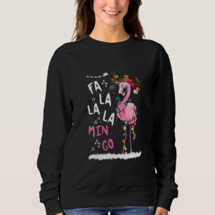 Christmas - Fa-La-La Mingo Flamingo With Christmas Sweatshirt