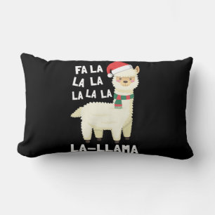 Christmas Fa La Llama Essential Lumbar Cushion