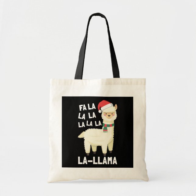 Christmas Fa La Llama Essential Tote Bag (Front)