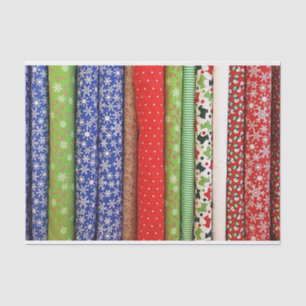 christmas fabric tissue paper