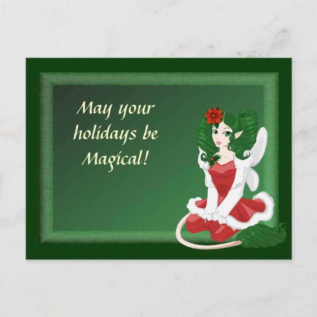 Christmas Faerie Postcard (Front)