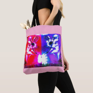 Christmas fairies bring wishes tote bag