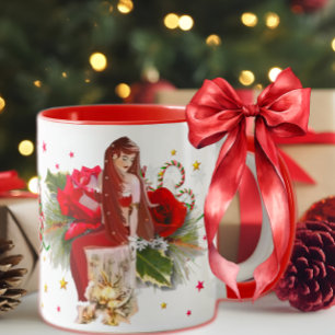 Christmas Fairy & Candy Canes Mug