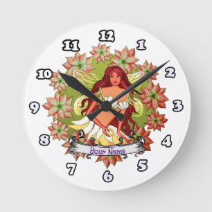 Christmas Fairy clock