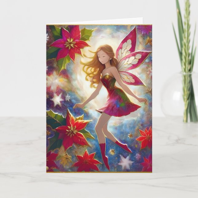Christmas Fairy Collection - Ginger Hair Card (Front)