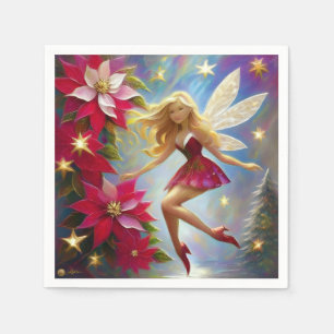 Christmas Fairy Collection - Honey Blonde Hair Napkin