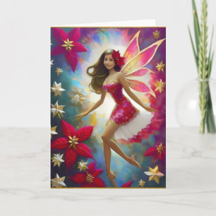 Christmas Fairy Collection - Light Brown Hair Card